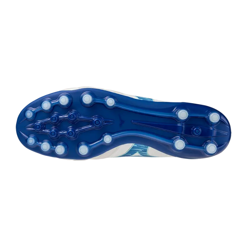 Product photography of Mizuno MORELIA NEO IV BETA ELITE AG White/Tanager Turquoise/Pink Tetra, alternate