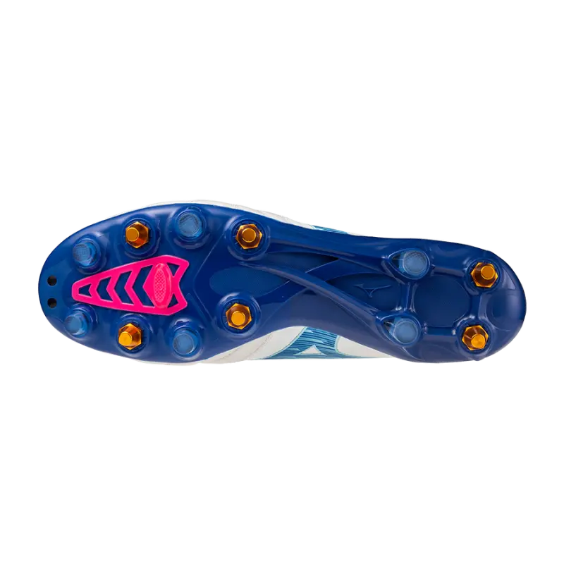 Closer look at Mizuno MORELIA NEO IV BETA ELITE MIX White/Tanager Turquoise/Pink Tetra, alternate