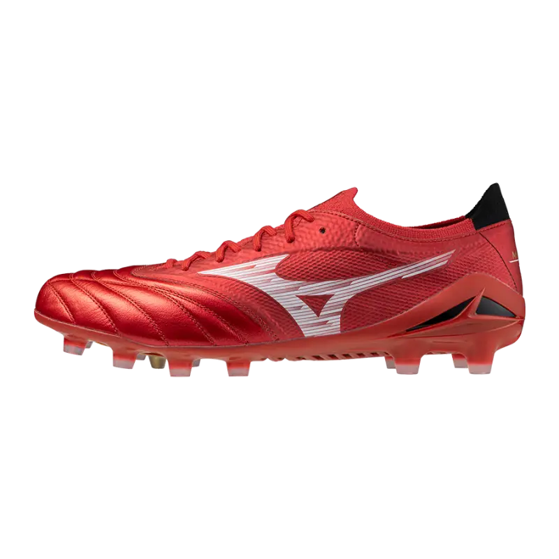 Mizuno MORELIA NEO IV BETA ELITE MORELIA 40th Red/White/Black pictured from a main angle