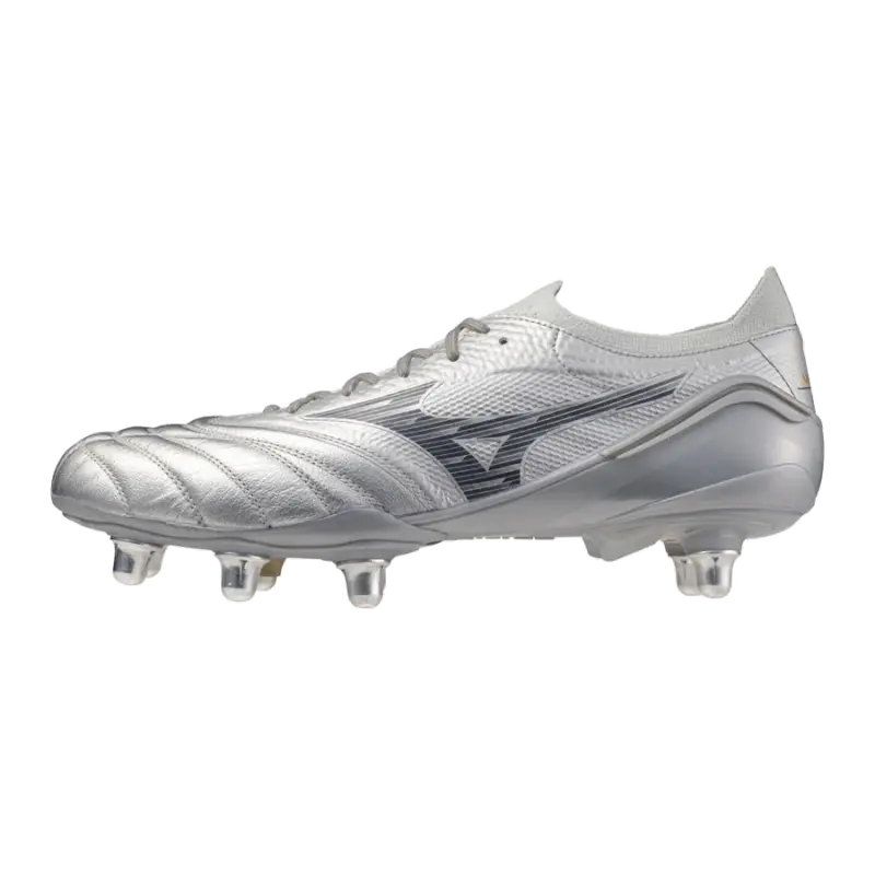main photo showcasing Mizuno MORELIA NEO IV BETA ELITE SI Galaxy Silver/8605 C/Cool Gray 3C