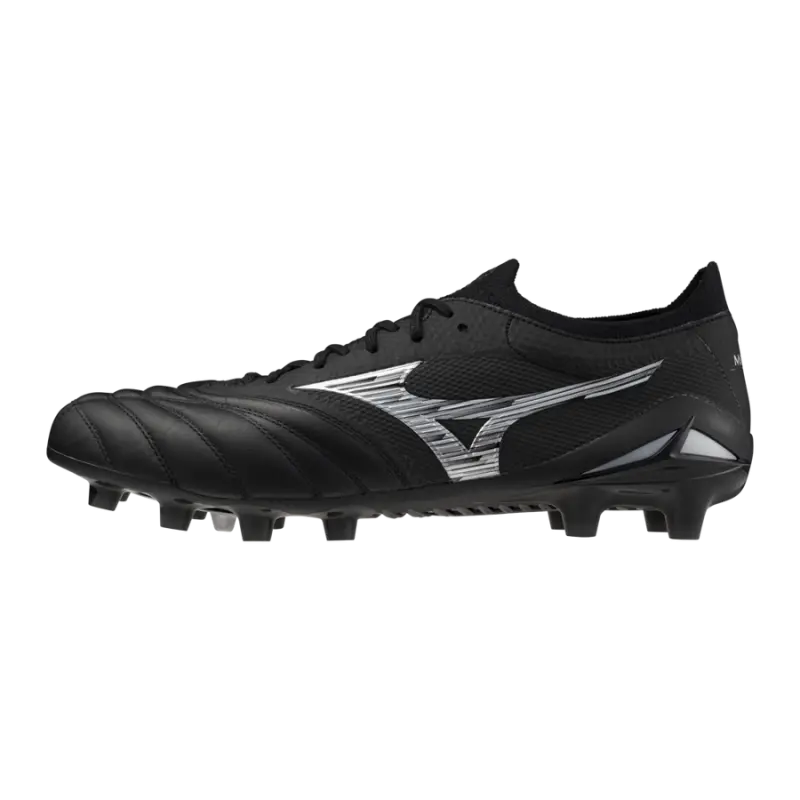 Closer look at Mizuno MORELIA NEO IV BETA JAPAN Black/Galaxy Silver/Black, main