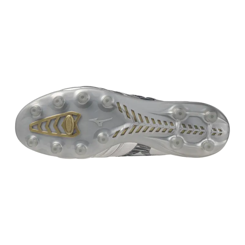 Product photography of Mizuno MORELIA NEO IV BETA JAPAN Galaxy Silver/8605 C/Cool Gray 3C, alternate