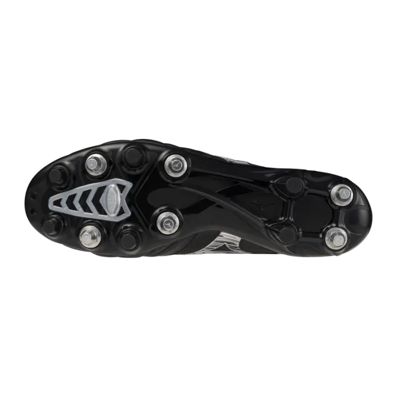 Mizuno MORELIA NEO IV BETA JAPAN MIX Black/Galaxy Silver/Black displayed in a alternate image