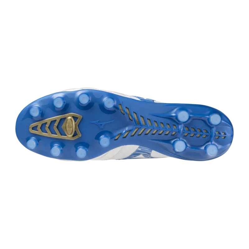 alternate photo showcasing Mizuno MORELIA NEO IV BETA JAPAN White/Laser Blue/Laser Blue