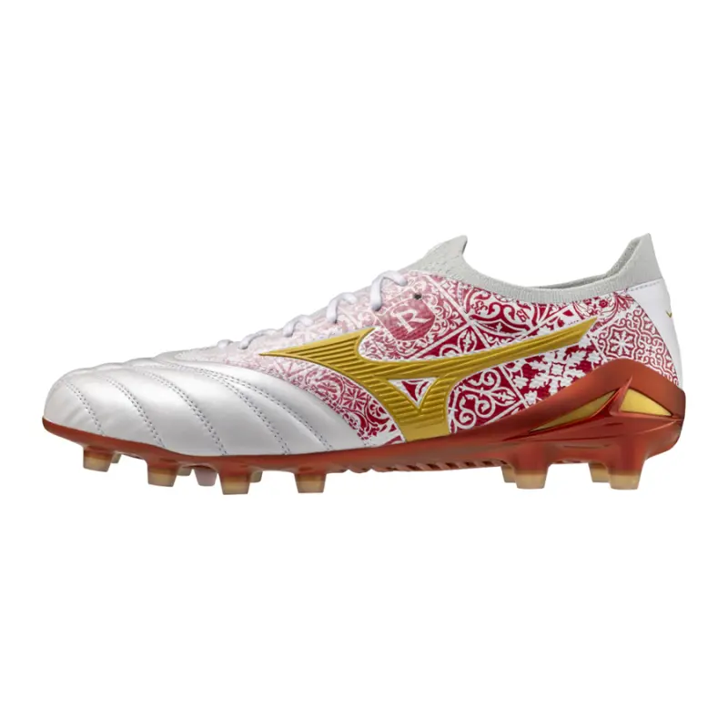 Detailed main image of Mizuno MORELIA NEO IV Beta SR4 JAPAN White/Gold/High Risk Red