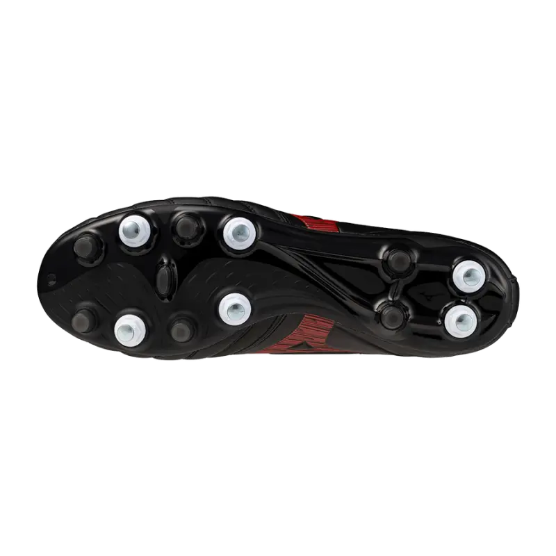 alternate photo showcasing Mizuno MORELIA NEO IV PRO MIX Black/MORELIA 40th Red/Black