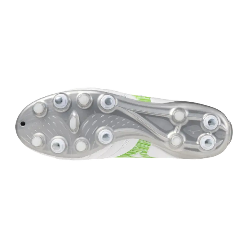 Detailed alternate image of Mizuno MORELIA NEO IV PRO MIX White/Neon Green/Cool Gray 3C