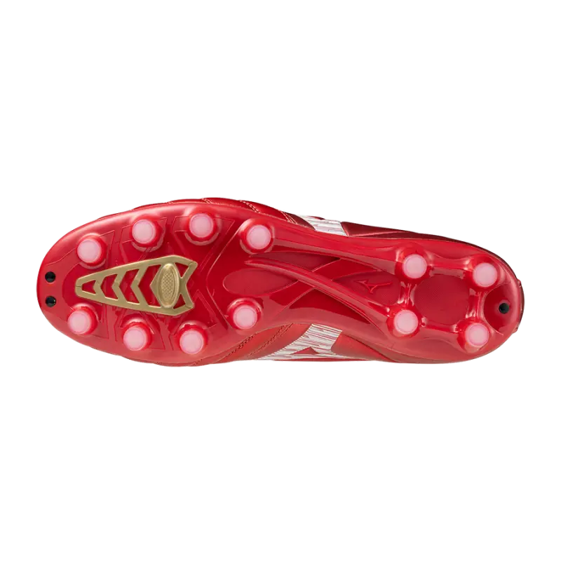 Mizuno MORELIA NEO IV PRO MORELIA 40th Red/White/Black displayed in a alternate image