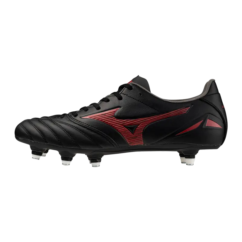 Mizuno MORELIA NEO IV PRO SI Black/MORELIA 40th Red/Black displayed in a main image
