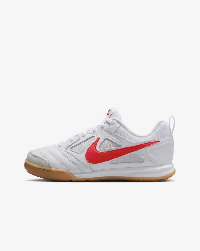 Nike Gato White Gum Yellow University Red (GS) visual highlighting the main view