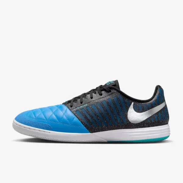 Nike Lunargato II Black Neptune Blue shown in a main product photo