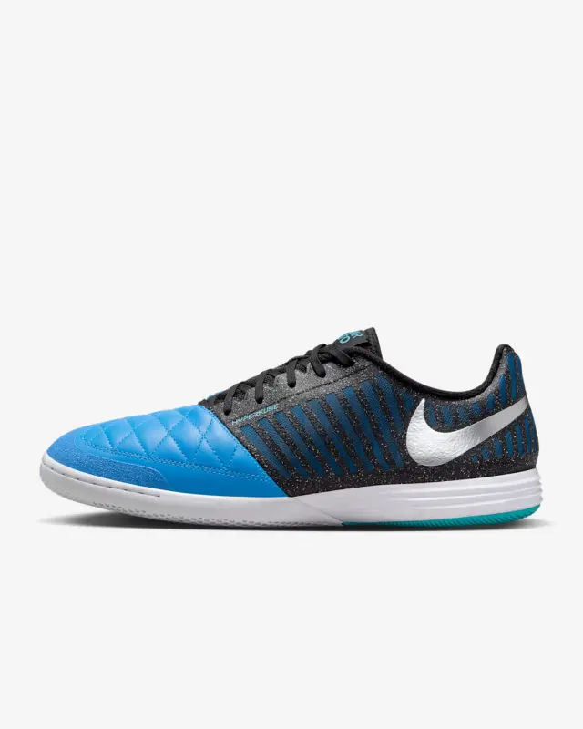 Nike Lunargato II Black Neptune Blue shown in a main product photo