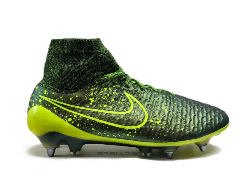 main photo showcasing Nike Magista Obra Electro Flare Pack - Dark Citron / Volt SG Pro