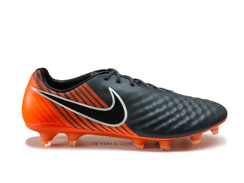 Nike Magista Obra II Elite FG Fast AF - Dark Grey / Total Orange displayed in a main image