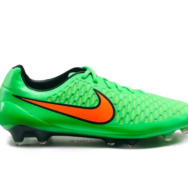 Nike Magista Opus FG Poison Green / Total Orange / Flash Lime / Black displayed in a main image