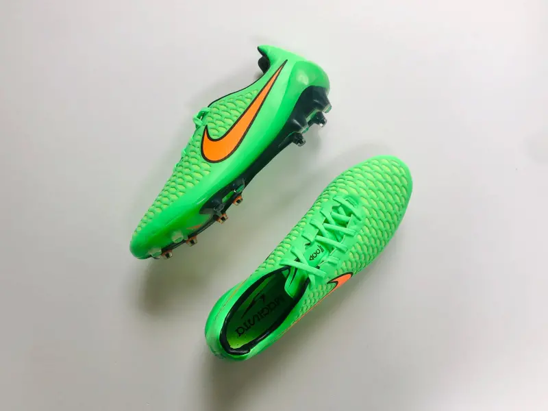 alternate view of Nike Magista Opus FG Poison Green / Total Orange / Flash Lime / Black