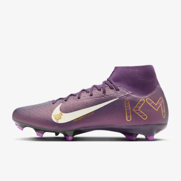 Nike Mercurial Superfly 10 Academy FG/MG Kylian Mbappé Grand Purple shown in a main product photo