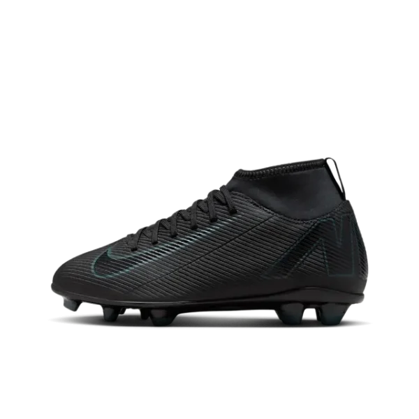 Nike Mercurial Superfly 10 Club MG Black Deep Jungle (GS) pictured from a main angle