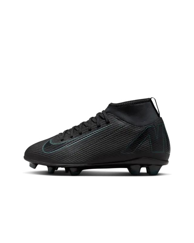 Nike Mercurial Superfly 10 Club MG Black Deep Jungle (GS) pictured from a main angle