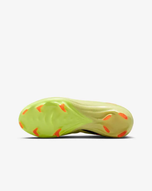 Product photography of Nike Mercurial Vapor 16 Pro FG Limelight Hyper Crimson (GS), alternate