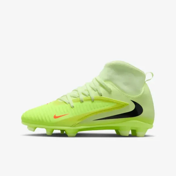 Nike Phantom 6 High Club MG Life Lime Black (GS) visual highlighting the main view