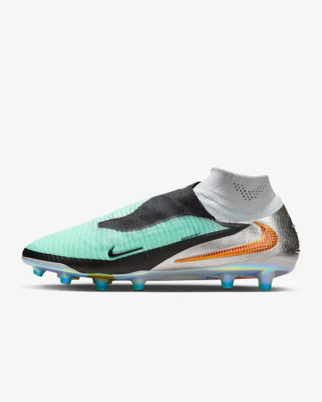 Product photography of Nike Phantom 6 High Elite AG Chrome Black, main
