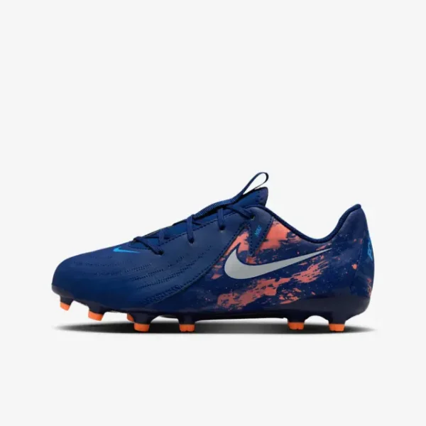 Nike Phantom GX 2 Academy FG/MG Erling Haaland Force9 Blue Void (GS) visual highlighting the main view