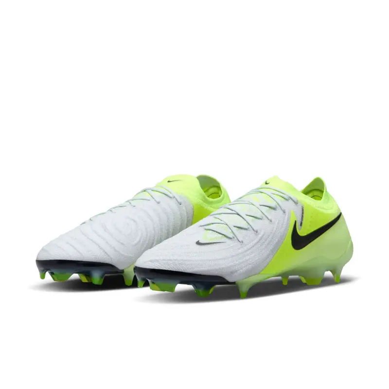 Nike Phantom GX 2 Elite FG (Gray/Volt) shown in a main product photo