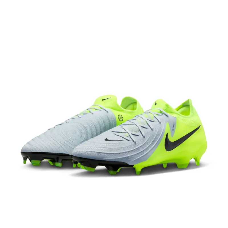 main product shot featuring Nike Phantom GX 2 Pro FG (Silver/Volt)