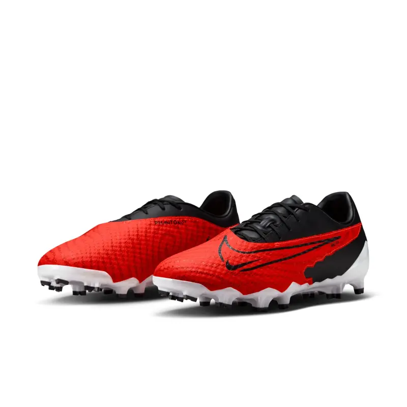 Nike Phantom GX Academy FG/MG (Crimson/Black) pictured from a main angle