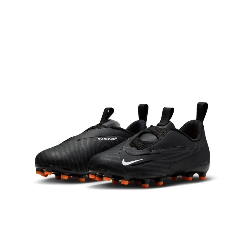 main photo showcasing Nike Phantom GX Academy FG/MG Jr (Black/Orange)