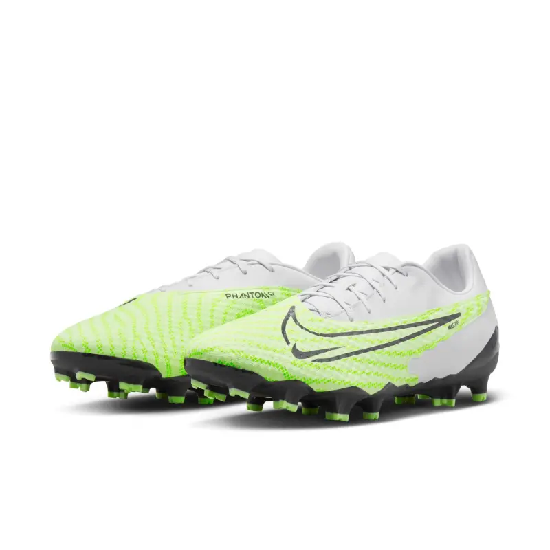 Nike Phantom GX Academy FG/MG (Volt/Gray) pictured from a main angle
