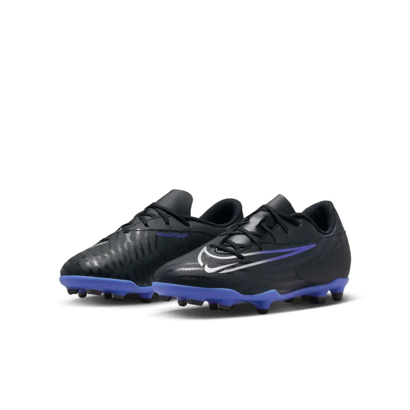 Shop image of Nike Phantom GX Club FG/MG Jr (Black/Blue) in main view
