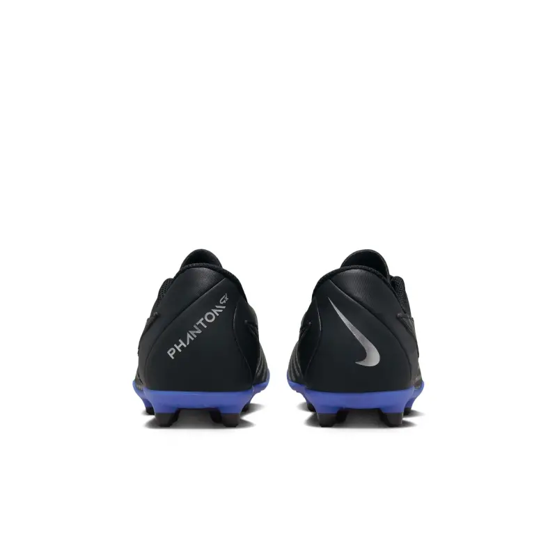 Nike Phantom GX Club FG/MG Jr (Black/Blue) pictured from a alternate angle
