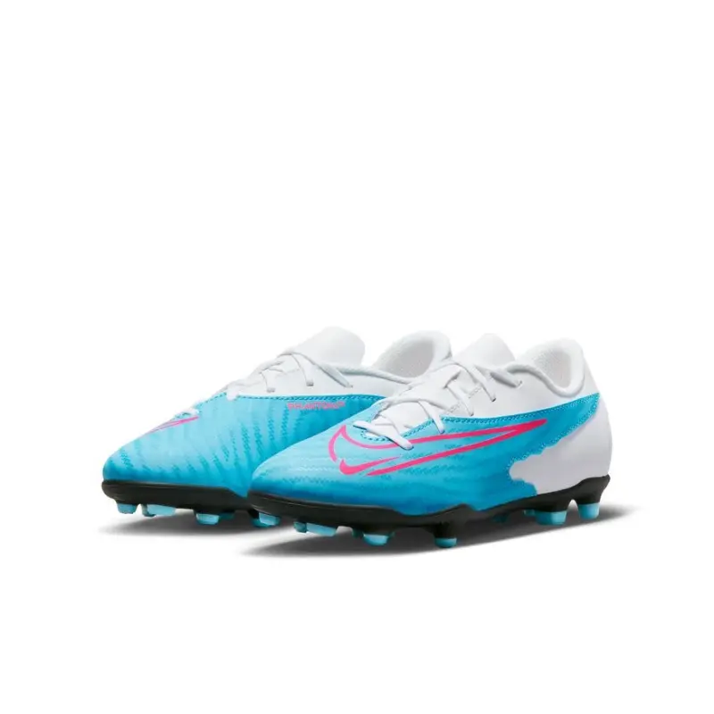 Nike Phantom GX Club FG/MG Jr (Sky/White) displayed in a main image