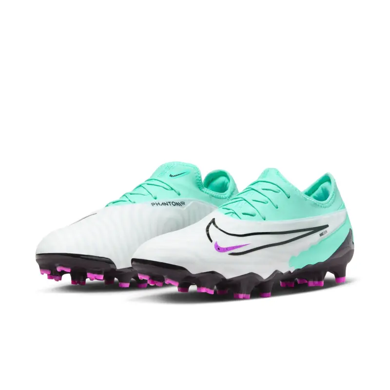 Nike Phantom GX Pro FG (White/Teal) pictured from a main angle