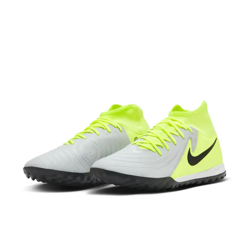 Nike Phantom Luna 2 Academy Turf (Gray/Volt) shown in a main product photo