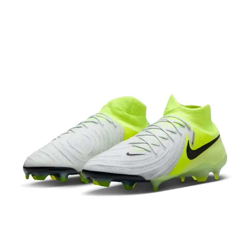 Nike Phantom Luna 2 Elite FG (Gray/Volt) displayed in a main image