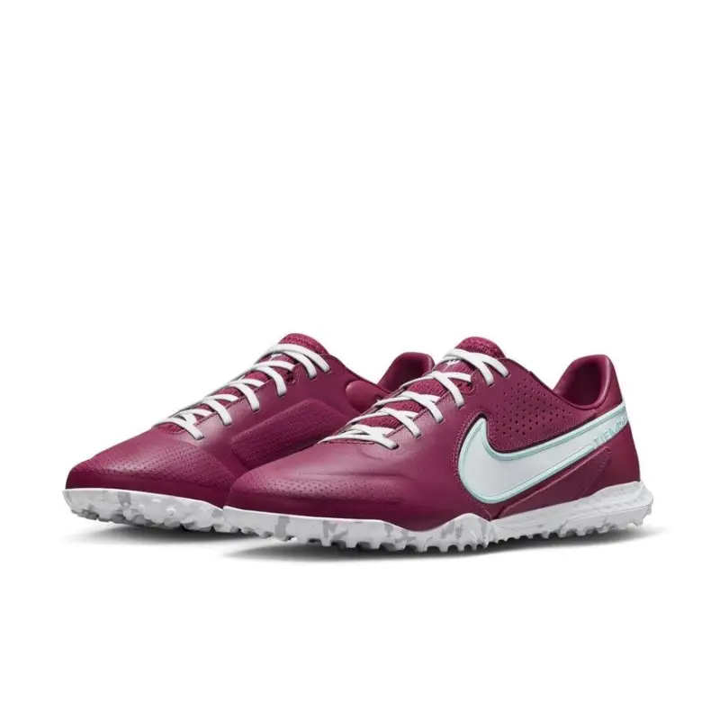 Product photography of Nike React Tiempo Legend 9 Pro Turf (Maroon), main