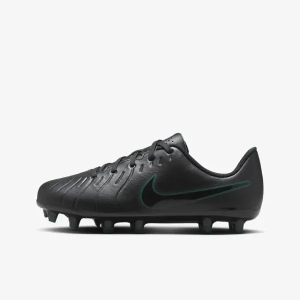 Nike Tiempo Legend 10 Club MG Black Deep Jungle (GS) displayed in a main image
