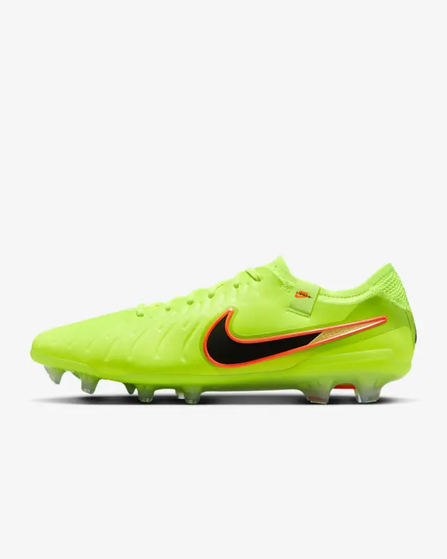 Nike Tiempo Legend 10 Elite FG Volt Black displayed in a main image