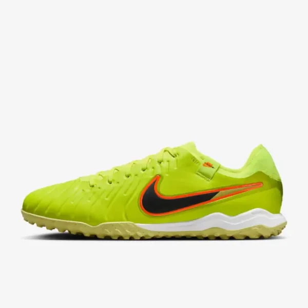 main product shot featuring Nike Tiempo Legend 10 Pro TF Max Voltage Pack
