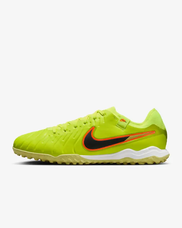 main product shot featuring Nike Tiempo Legend 10 Pro TF Max Voltage Pack