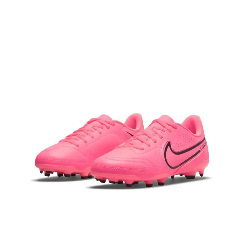 main product shot featuring Nike Tiempo Legend 9 Club FG/MG Jr (Pink)