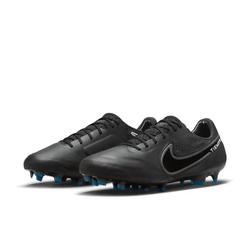 Shop image of Nike Tiempo Legend 9 Elite FG (Black/Silver) in main view
