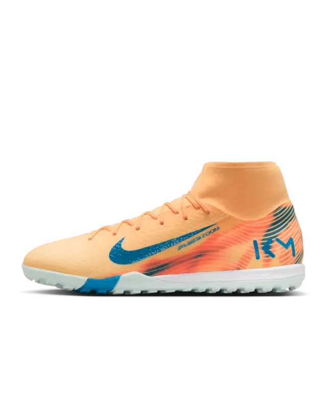 Detailed main image of Nike Zoom Mercurial Superfly 10 Academy TF Kylian Mbappé Melon Tint