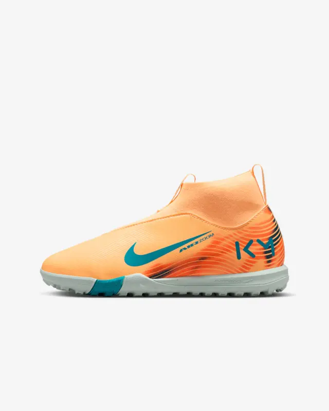 Nike Zoom Mercurial Superfly 10 Academy TF Kylian Mbappé Melon Tint (GS) pictured from a main angle