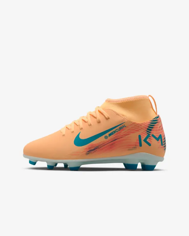 Product photography of Nike Zoom Mercurial Superfly 10 Club MG Kylian Mbappé Melon Tint (GS), main