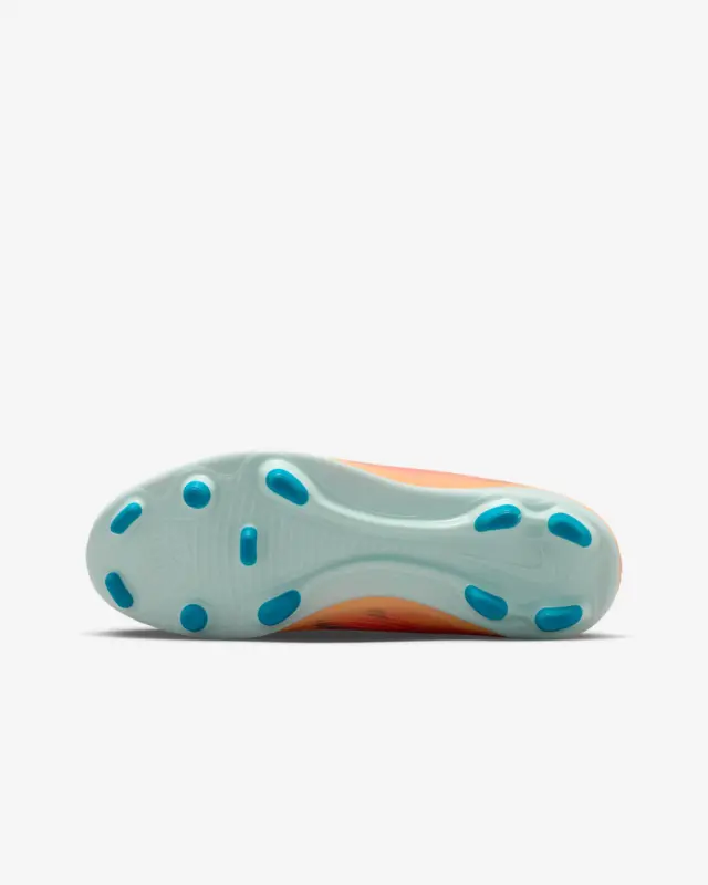 Product photography of Nike Zoom Mercurial Superfly 10 Club MG Kylian Mbappé Melon Tint (GS), alternate