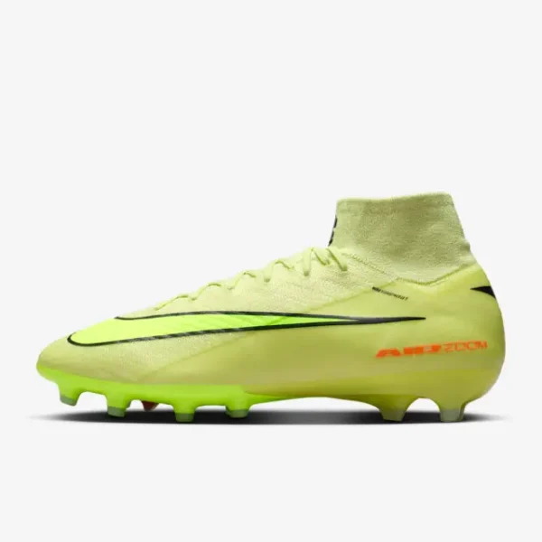Product photography of Nike Zoom Mercurial Superfly 10 Elite AG-Pro Limelight Hyper Crimson, main